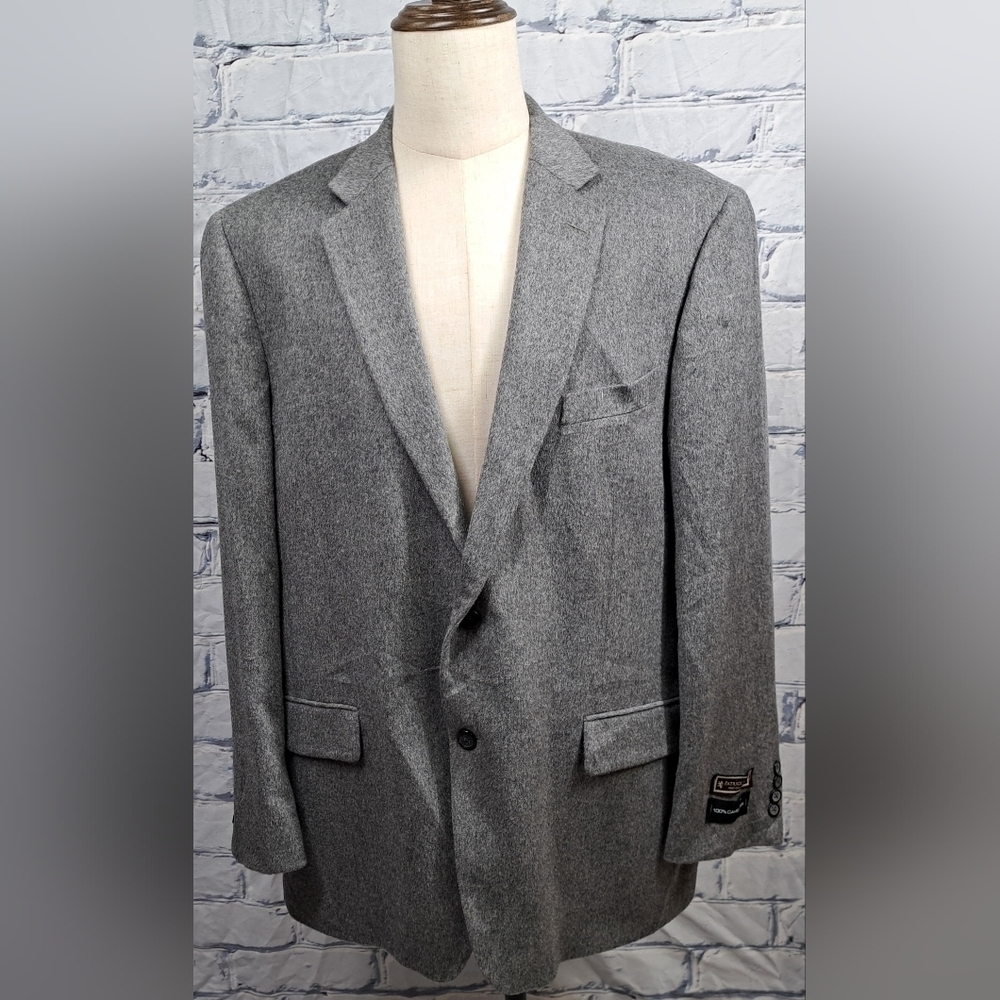 NWT Patrick James Men's Blazer  Sport Coat 100% Camel Hair Cotter SC Size 46L